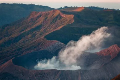 Bromo volcano on Java island, Indonesia Stock-Fotos