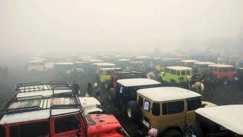 Bromo's Jeeps Stock Photos