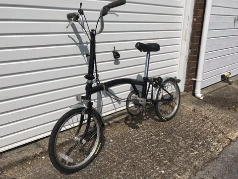Brompton Bike Frame Stock Photos