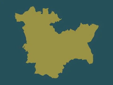 Bromsgrove, England - Great Britain. Solid color shape Stock Illustration