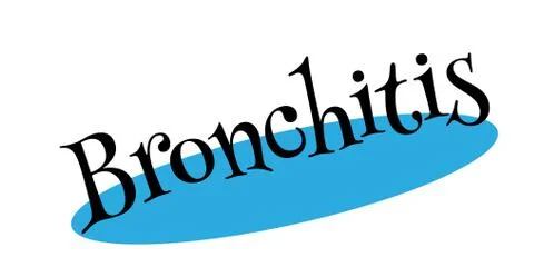 Bronchitis rubber stamp Stock Illustration