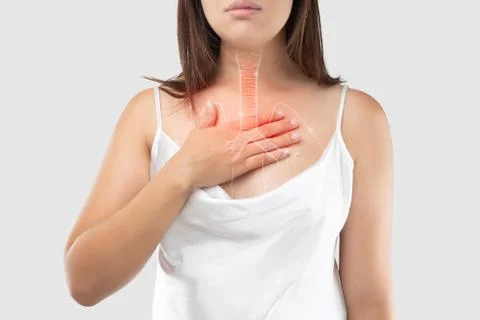 Bronchitis symptoms Stock Photos