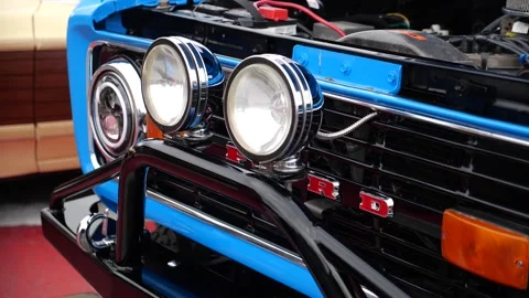 Bronco Blue 3 Stock Footage 206843684