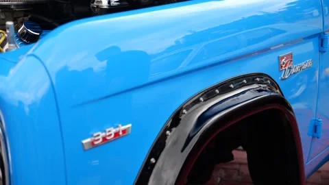 Bronco Blue Stock Footage 206843785