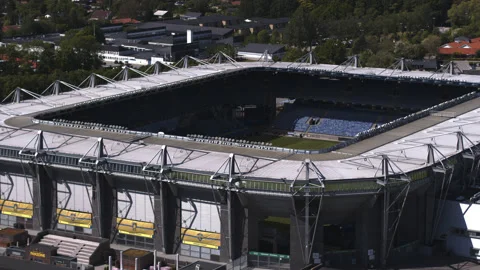 Brøndby Stadion low to high Stock Footage 150782416