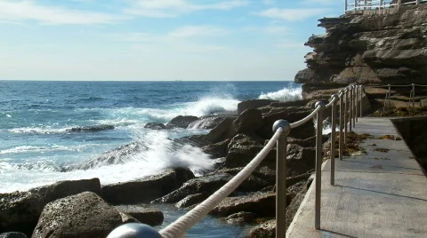 Bronte Beach NSW 02 Stock Footage 841561
