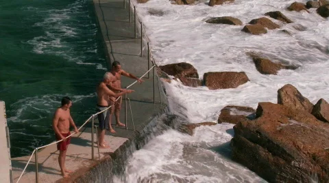 Bronte Beach NSW Stock Footage 841649