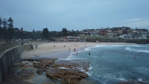 Bronte Beach summer view Video stock 102637621