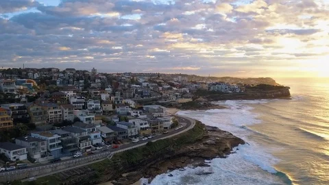 Bronte morning view 스톡 동영상 76856198