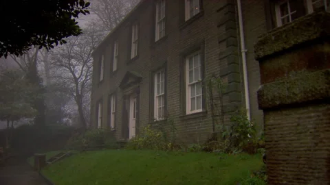 Bronte Parsonage Museum Exterior. 库存影片 137899605