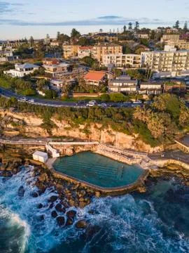 Bronte Rock Pool Stock Photos