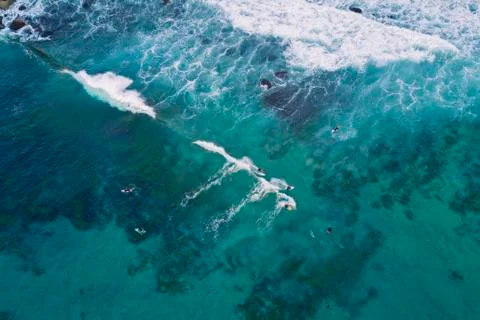 Bronte Surfers Stock Photos