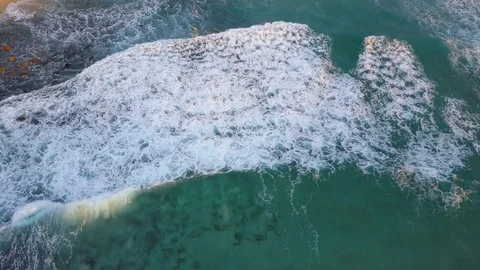 Bronte Waves Stock Footage 76892372