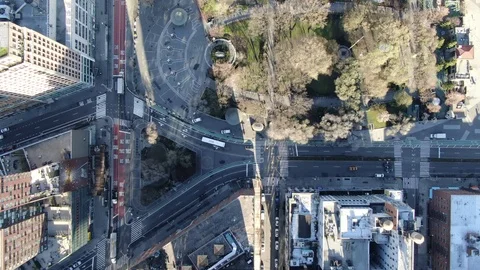 Bronx rooftops and the Harlem River seen from the Concourse Video stock 127043515