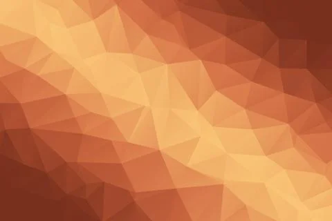 Bronze Abstract Low Poly Gradient Polygonal Background Vector Illustration Stock Illustration