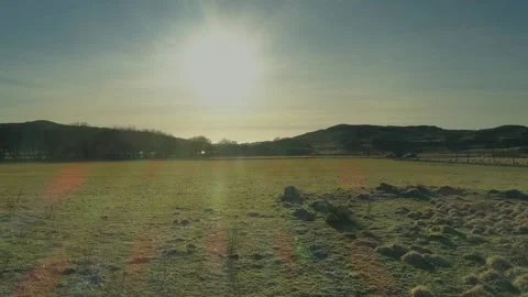 Bronze Age -Stone Circle 3 - Glen Lonan- Argyll Stock Footage 170500206