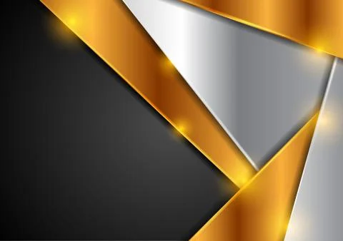 Bronze and silver abstract tech background 스톡 일러스트