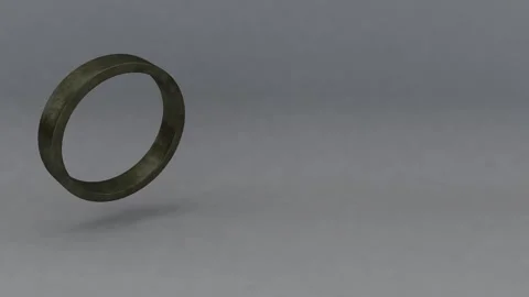 Bronze antique ring Stock Footage 196133099