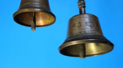 Bronze bell Video stock 60424106