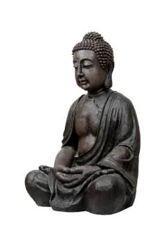 Bronze buddha statue Stock Photos