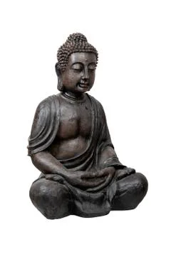 Bronze buddha statue Stock Photos