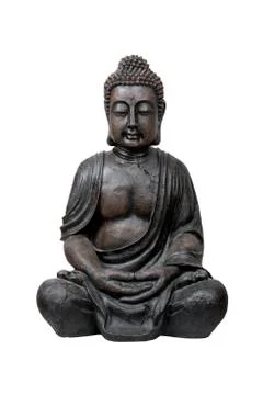 Bronze buddha statue Stock Photos