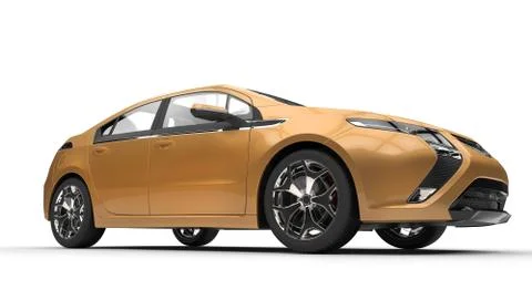 Bronze Car Stock Illustration