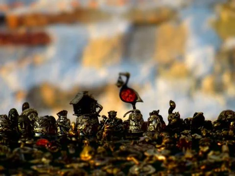 Bronze casting 库存照片