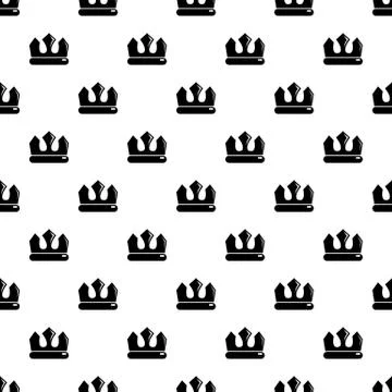 Bronze crown pattern vector seamless 스톡 일러스트