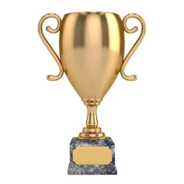 Bronze Cup Isolated Stock Illustration