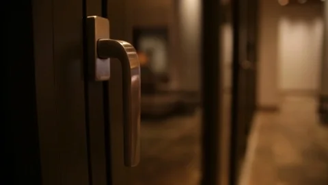 Bronze Doorknob Stock Footage 105339751