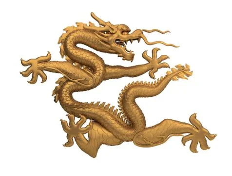 Bronze dragon Stock Illustration