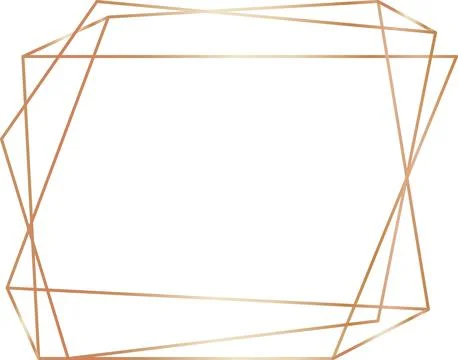 Bronze Gradient Line Framework Stock Illustration