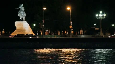 The Bronze Horseman Stock Footage 10909463