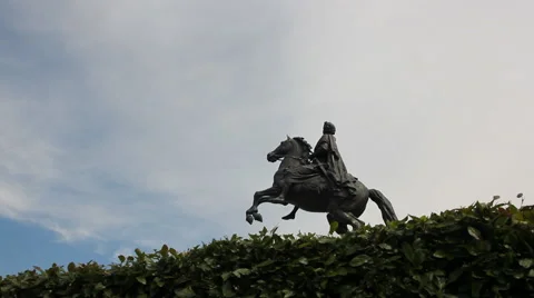 Bronze Horseman Stock Footage 58258282