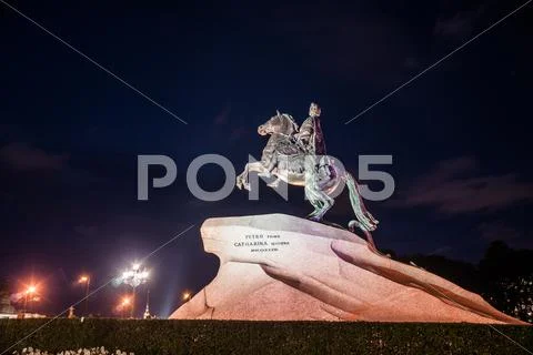 The Bronze Horseman Stock Photos