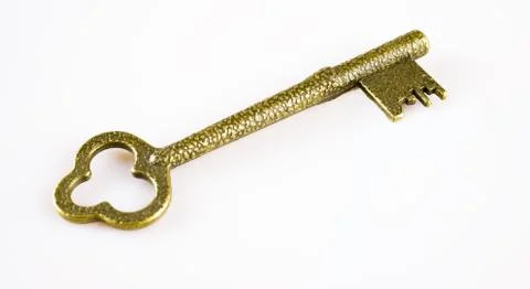 Bronze key Stock Photos