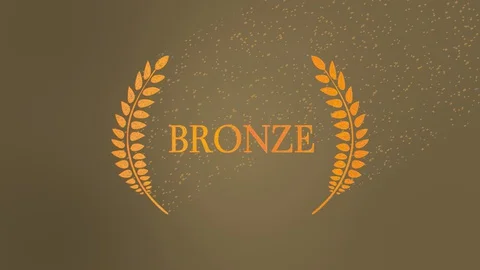 Bronze Laurel Wind Dissolve Stock Footage 129200438