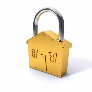 Bronze lock Stock Illustration