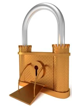 Bronze lock Stock Photos