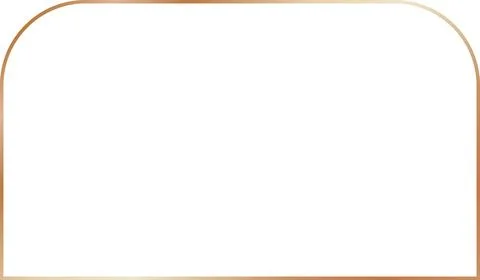 Bronze Luxury horizontal Line Frame Stock Illustration