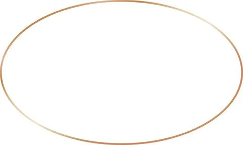 Bronze Luxury oval Framework Stock Illustration