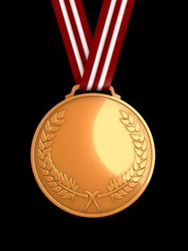 Bronze medal Stock Illustration