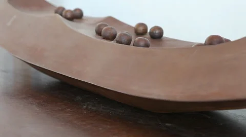 Bronze Melon Sculpture Stock Footage 40806443