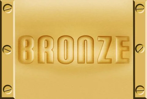 Bronze metal background Stock Illustration
