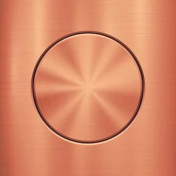 Bronze Metal Technology Background Stock Illustration