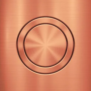 Bronze Metal Technology Background Stock Illustration
