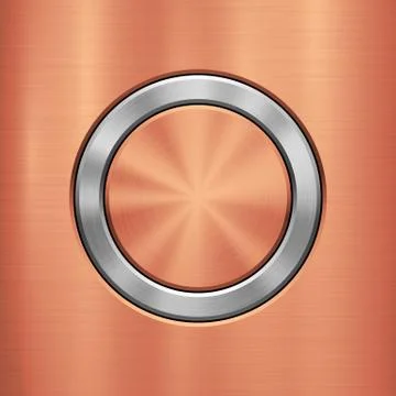 Bronze Metal Technology Background Stock Illustration