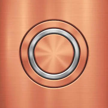 Bronze Metal Technology Background Stock Illustration