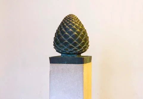 Bronze pine cone . Stock Photos